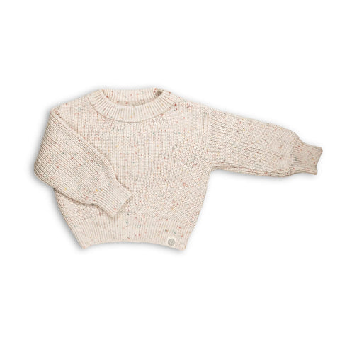 KNITTED SWEATER | RAINBOW SPECKLED