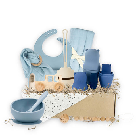 CADEAUBOX SAND & POWDER BLUE | L