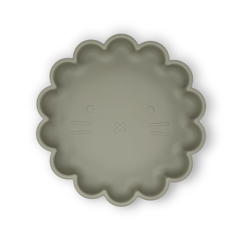 SILICONEN BORD LEEUW | OLIVE GREEN