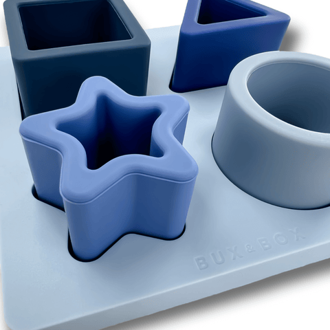 SILICONEN VORMENPUZZEL | BLUE TONES